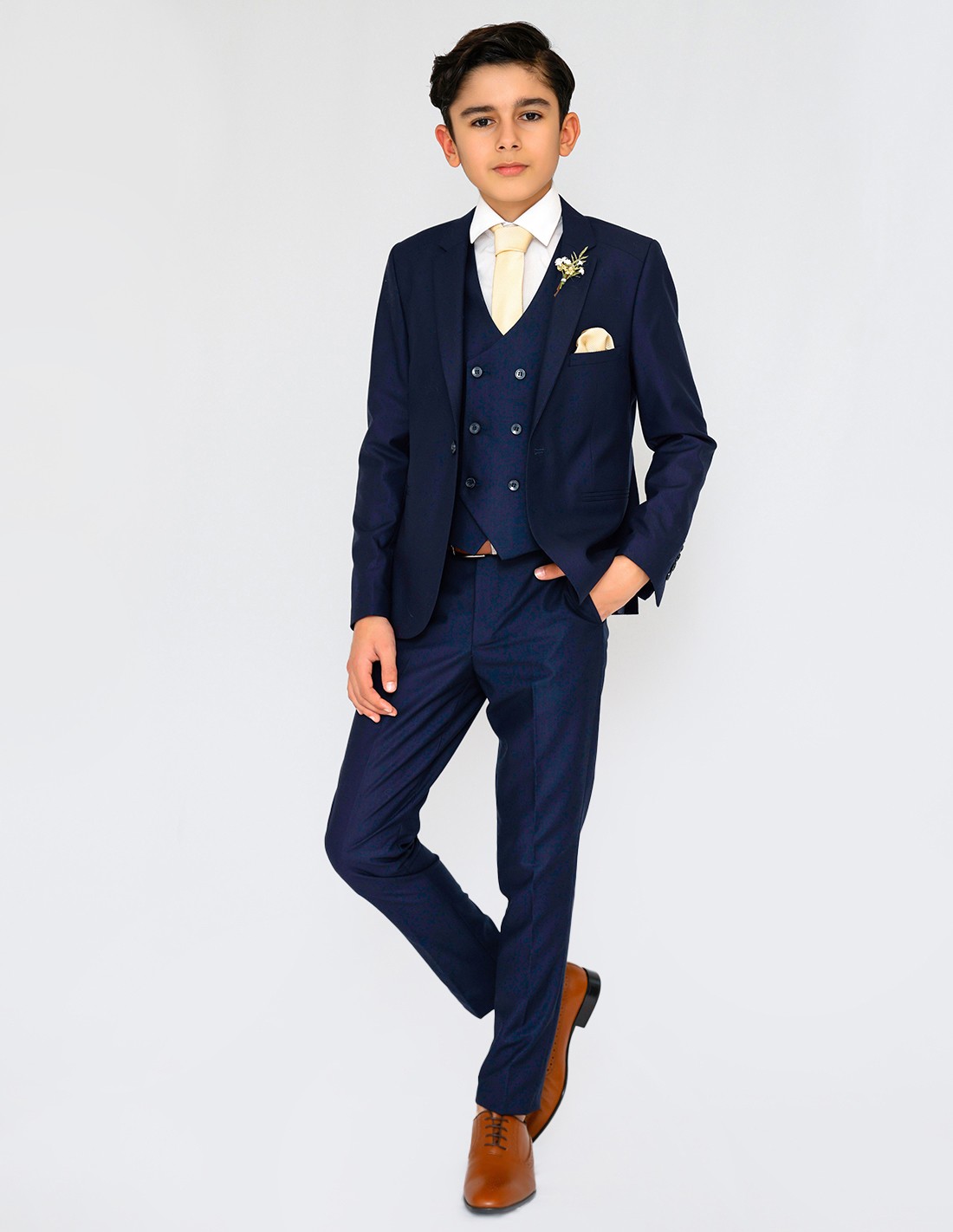Costume Enfant Cérémonie bleu marine Enzo