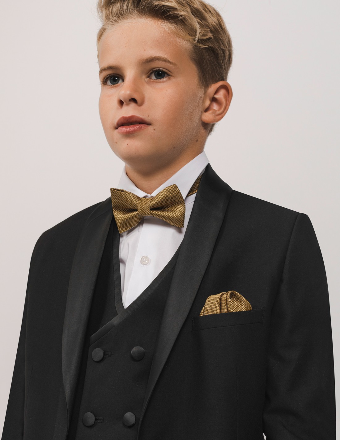 Costume Enfant Mariage noir Loic 2