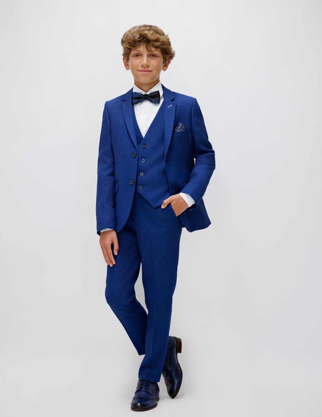 Costume Garçon de Mariage bleu roi