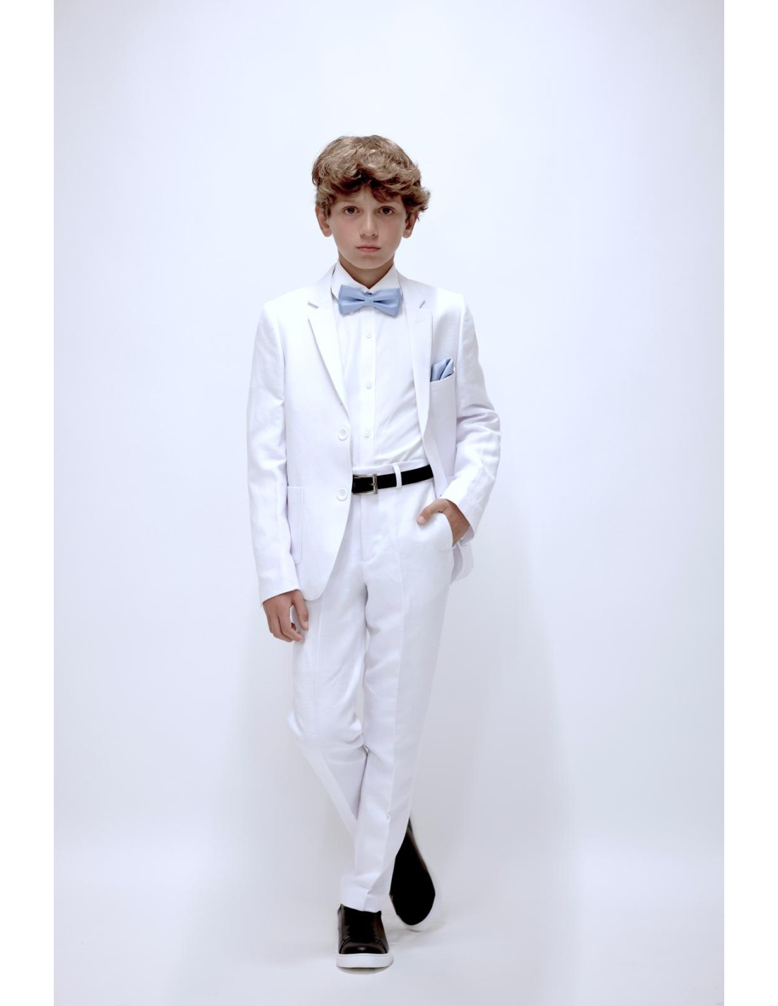 Costume Enfant de Cérémonie en Lin blanc