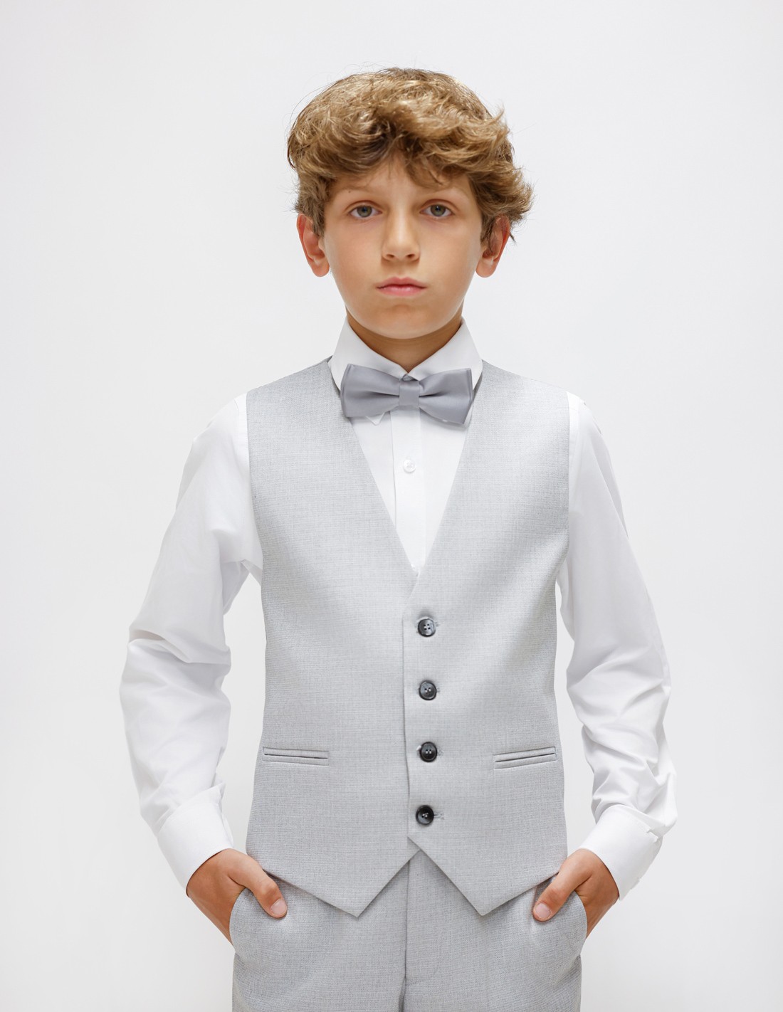 Costume Enfant de Cérémonie Gris 2