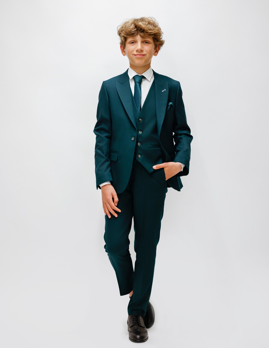 Costume Enfant de Cérémonie Vert Foncé