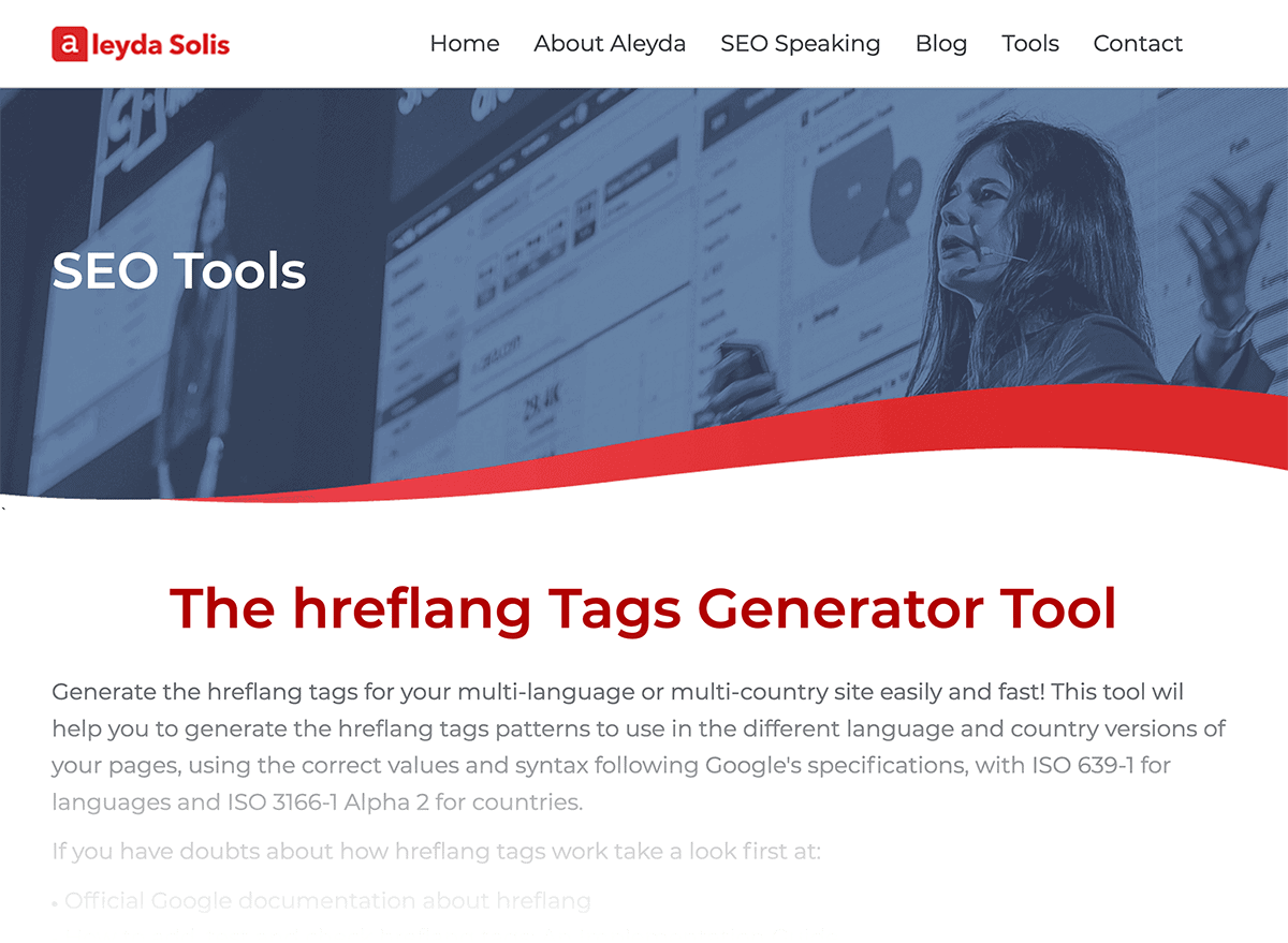 Aleyda Solis – Hreflang generator tool Aleyda Solis – Hreflang generator tool