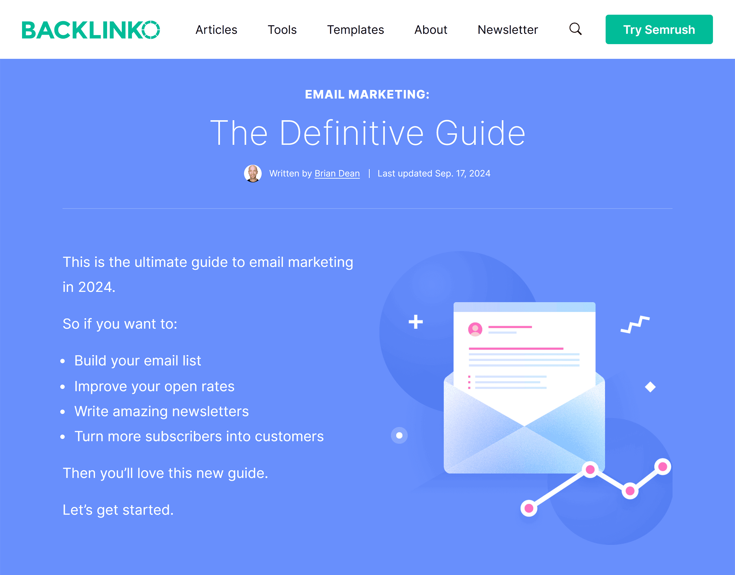 Backlinko – Email marketing guide Backlinko – Email marketing guide