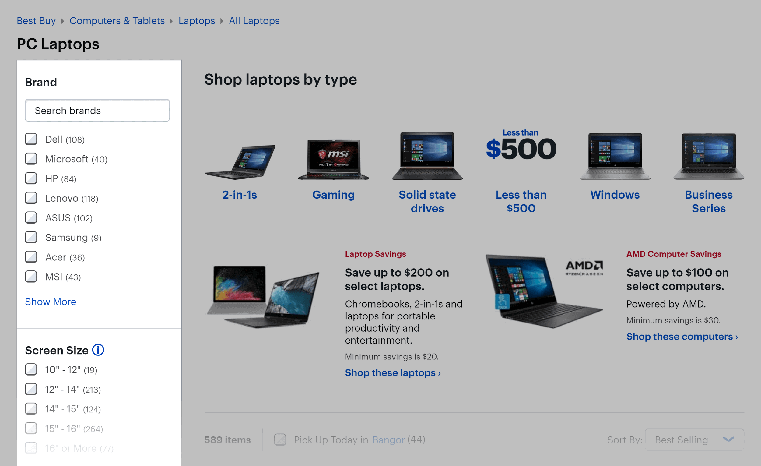 BestBuy – Categories BestBuy – Categories
