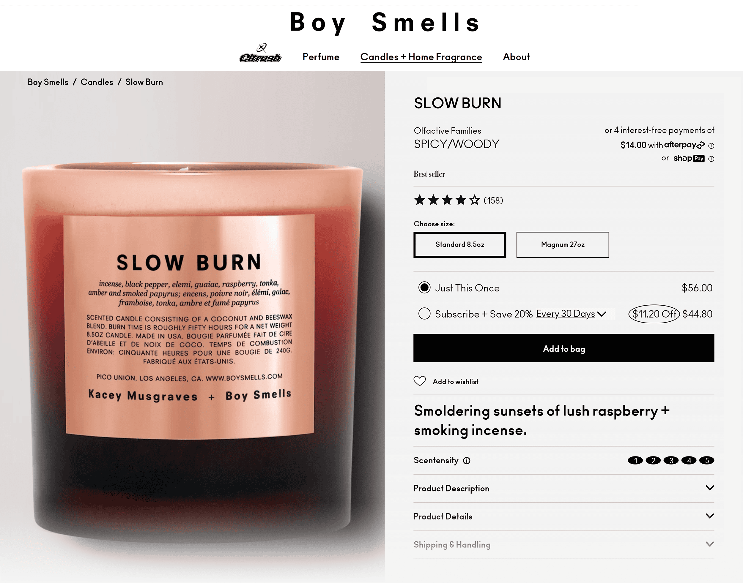 Boy Smells – Slow Burn Boy Smells – Slow Burn