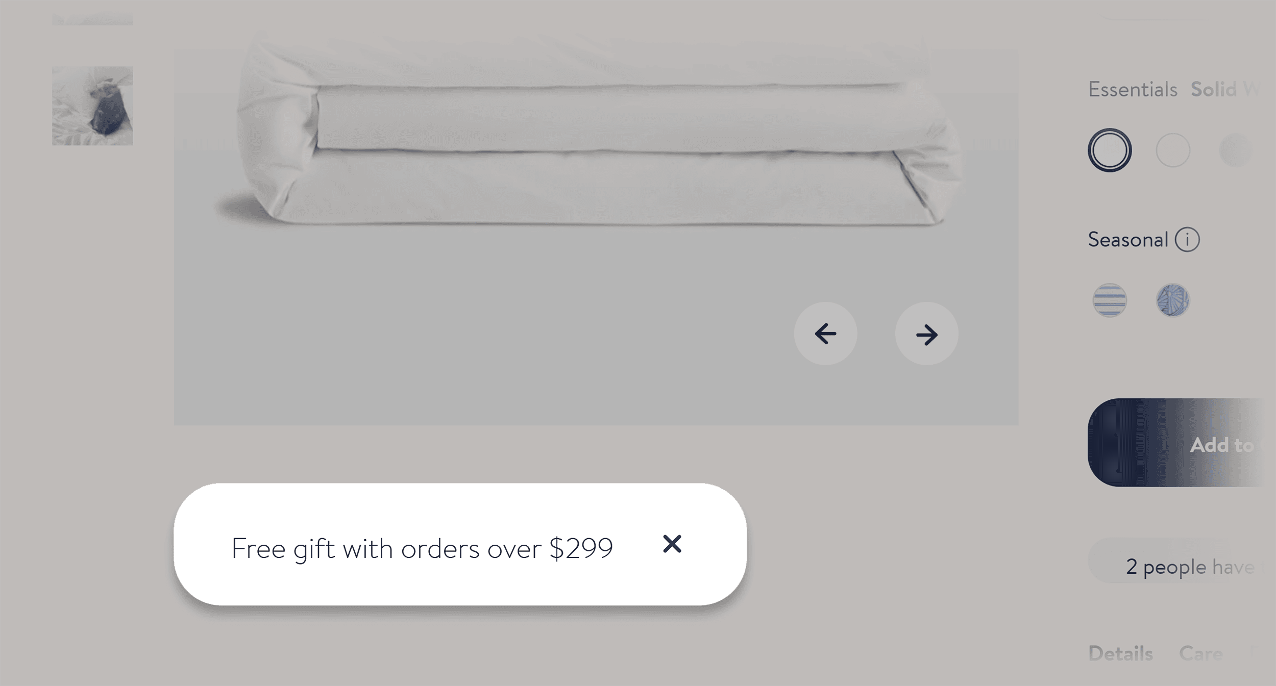 Brooklinen – Free gift Brooklinen – Free gift