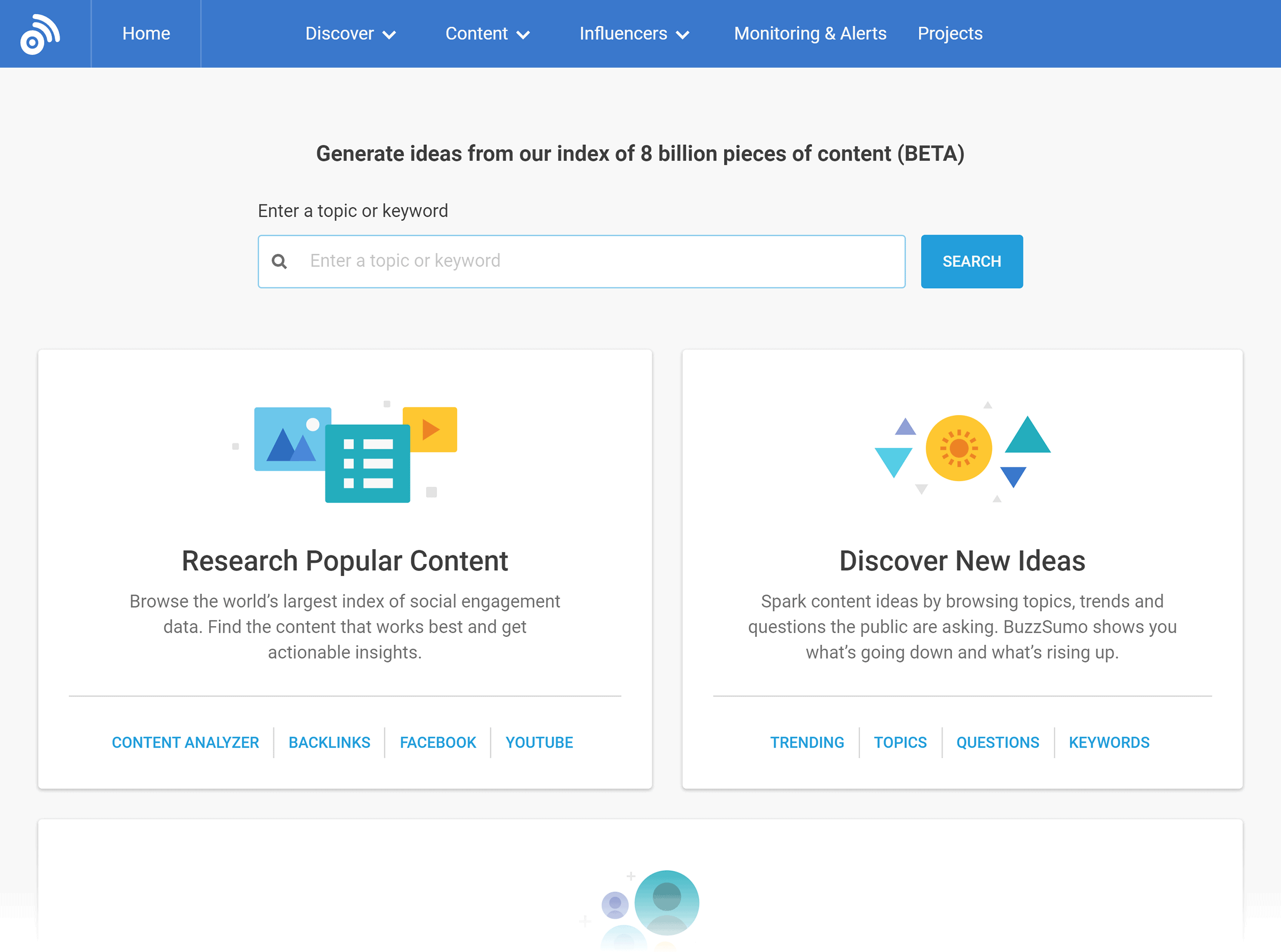 Buzzsumo – App – Home Buzzsumo – App – Home