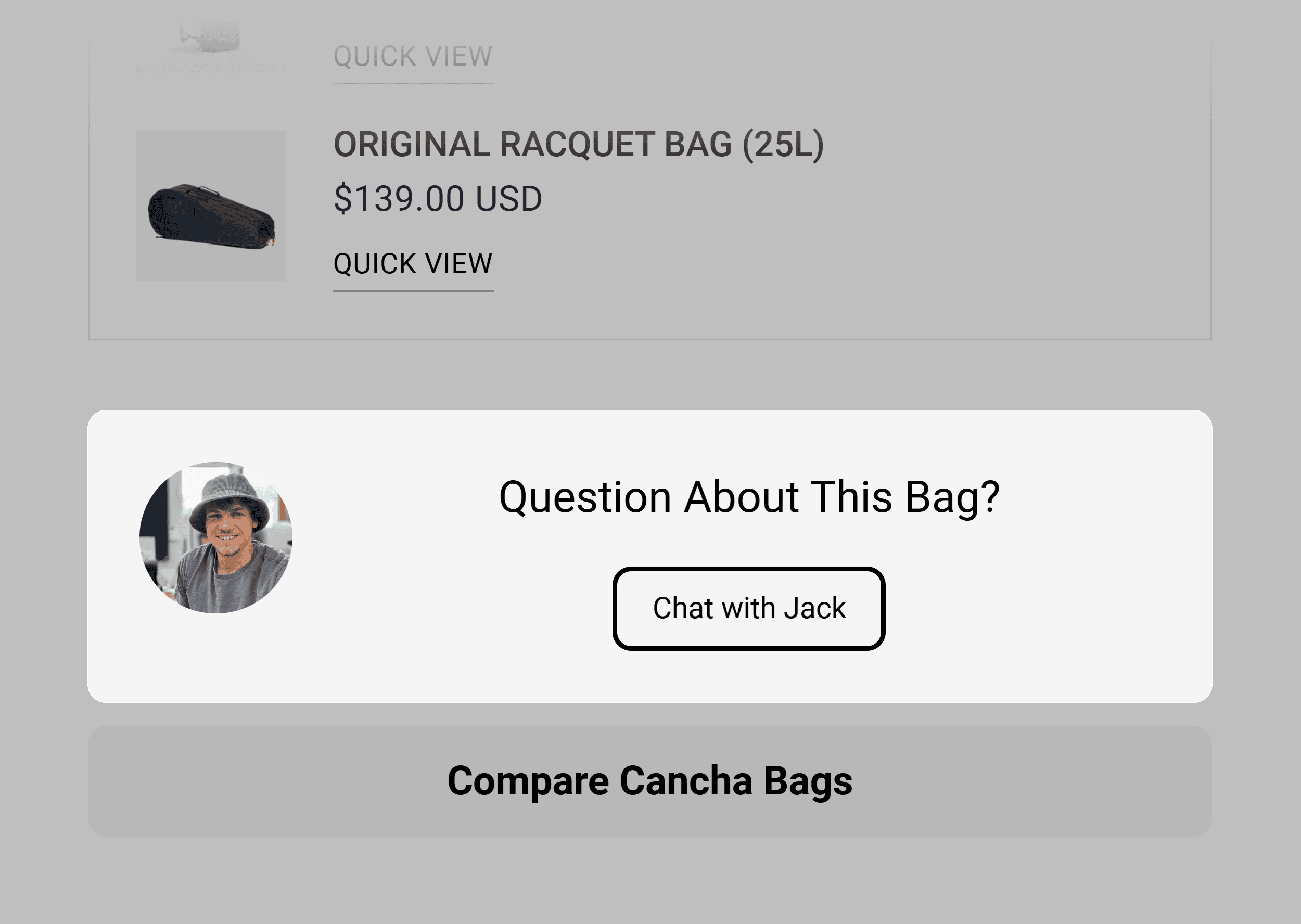 Cancha Bags – Chat Cancha Bags – Chat