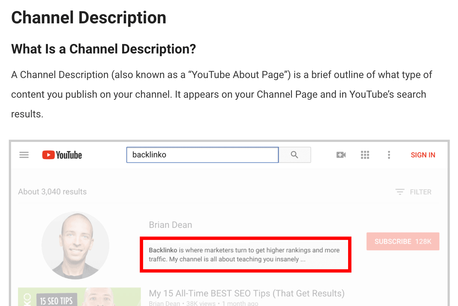 Channel Description – YouTube Marketing Hub Channel Description – YouTube Marketing Hub
