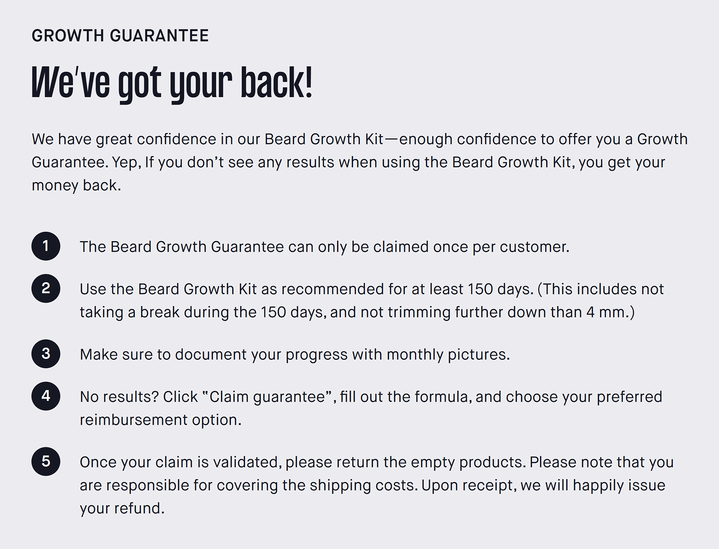 CPH Grooming – Guarantee CPH Grooming – Guarantee
