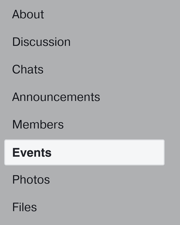 Facebook – Events Facebook – Events