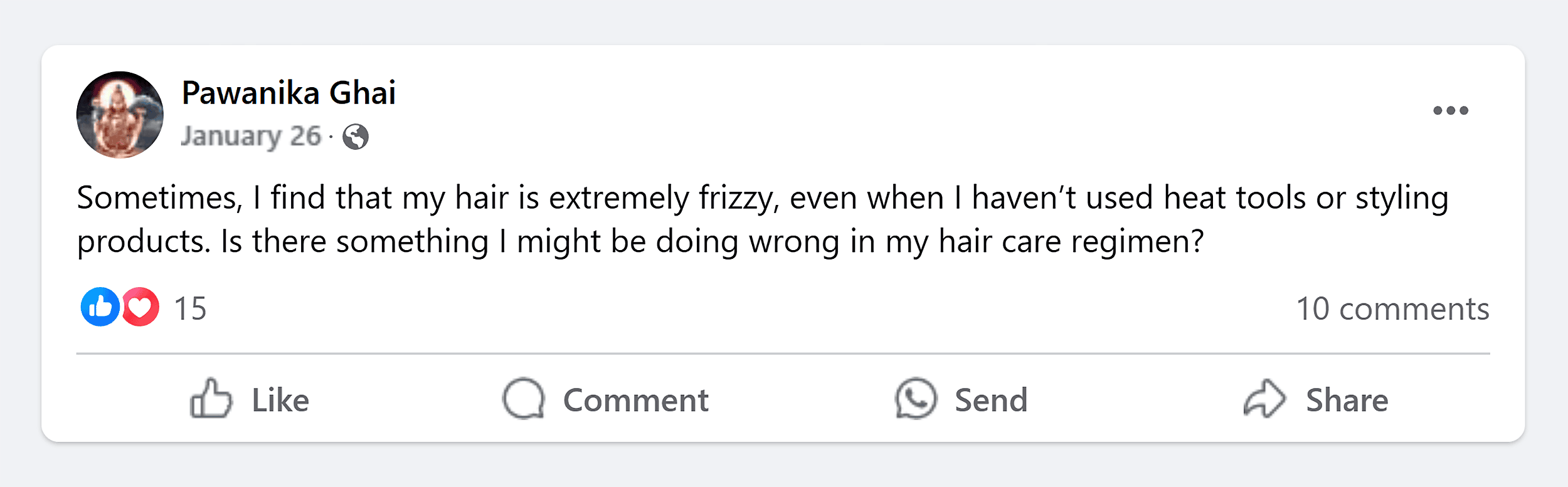 Facebook groups – Frizzy hair question Facebook groups – Frizzy hair question