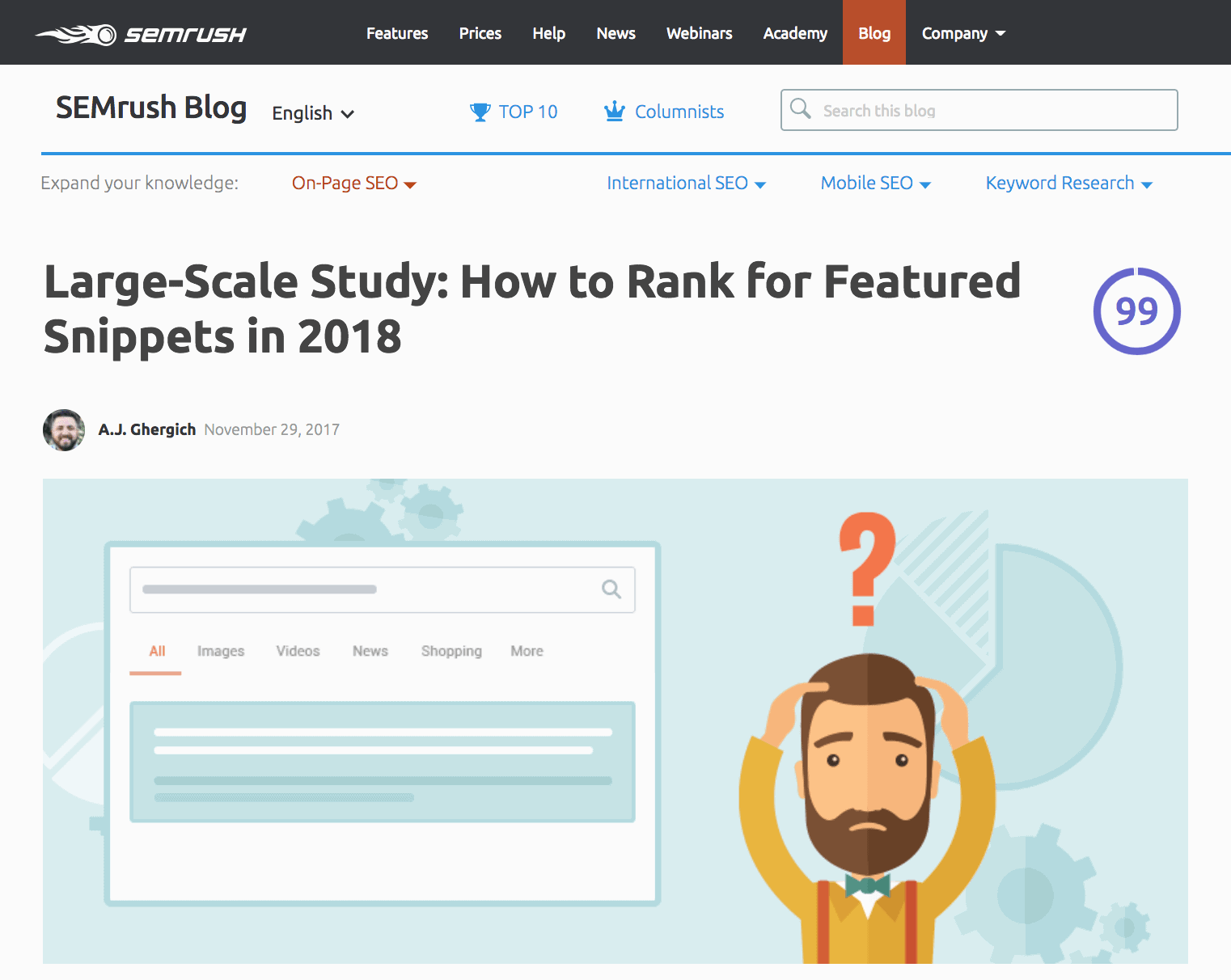 Featured Snippet study Featured Snippet study