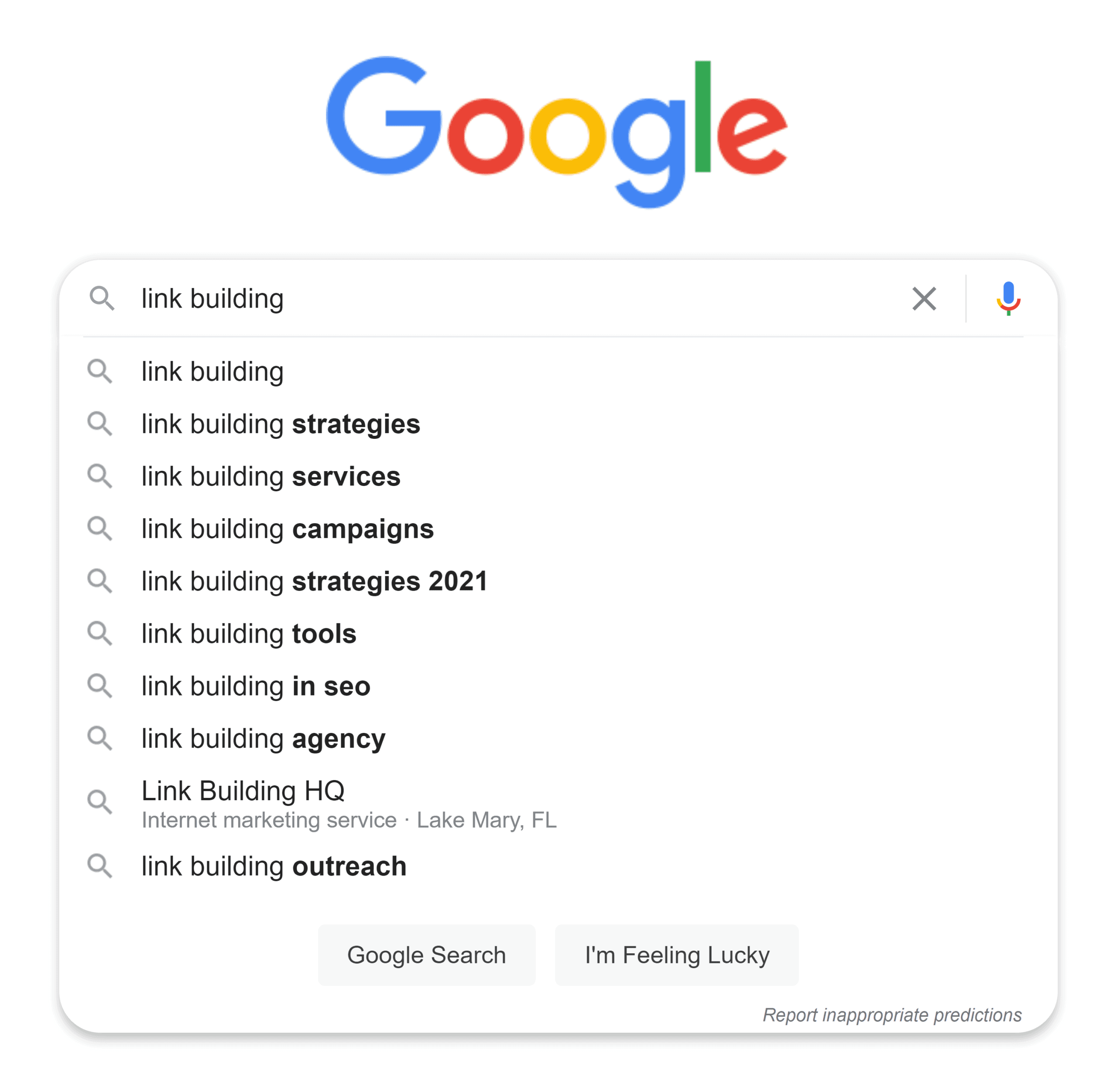 Google search – Link building – Suggestions Google search – Link building – Suggestions