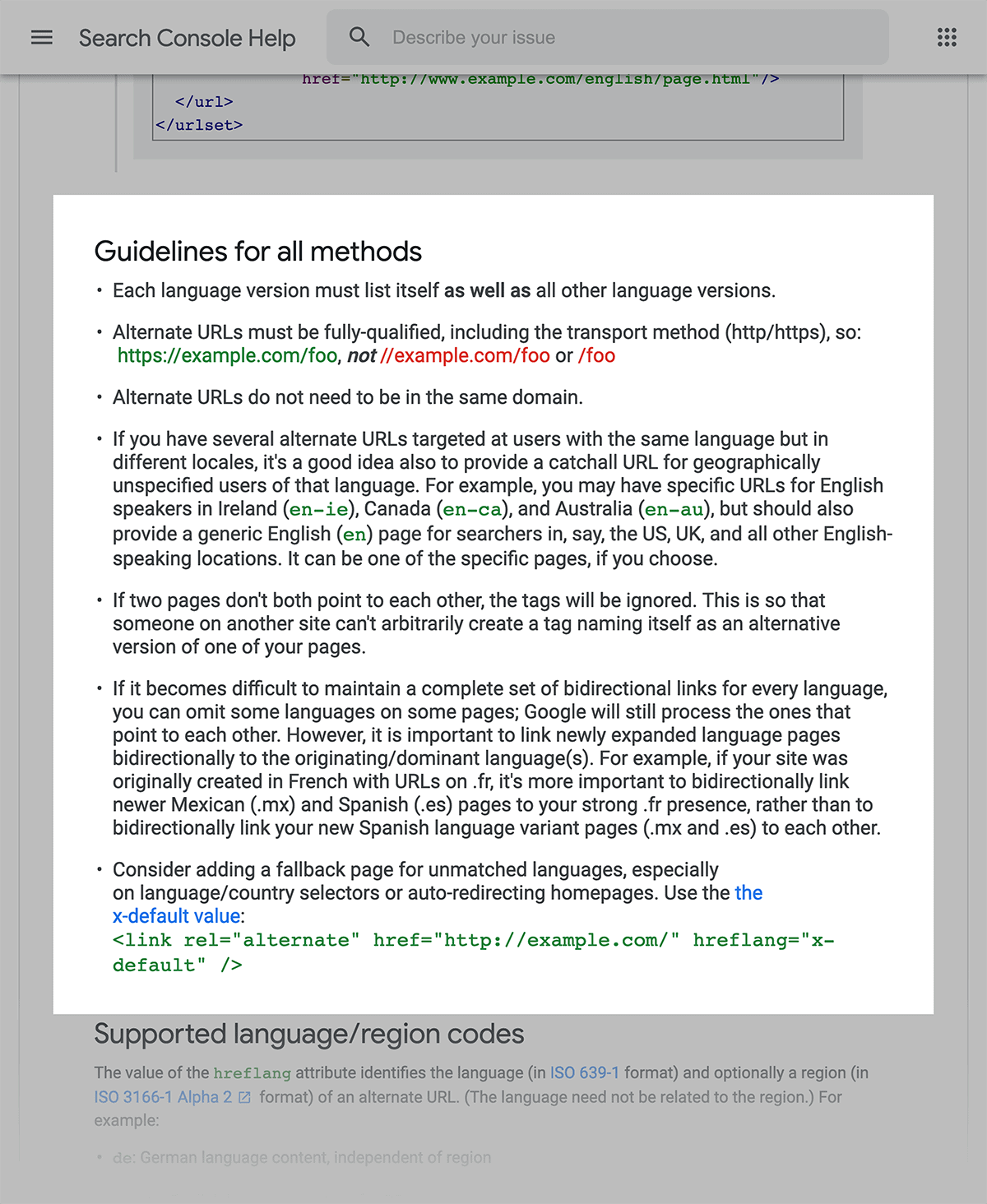 Hreflang – Documentation Hreflang – Documentation