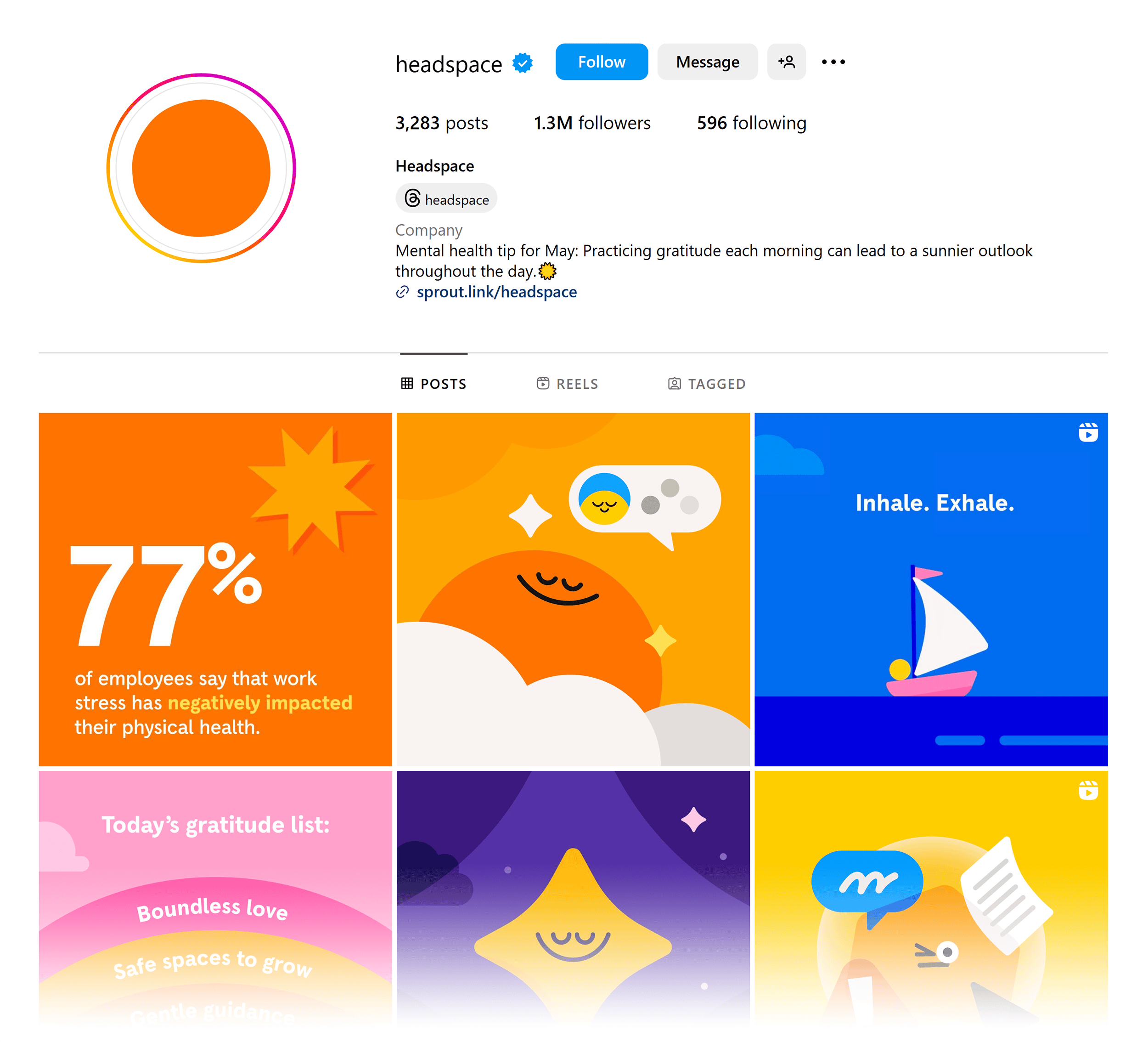 Instagram – Headspace Instagram – Headspace