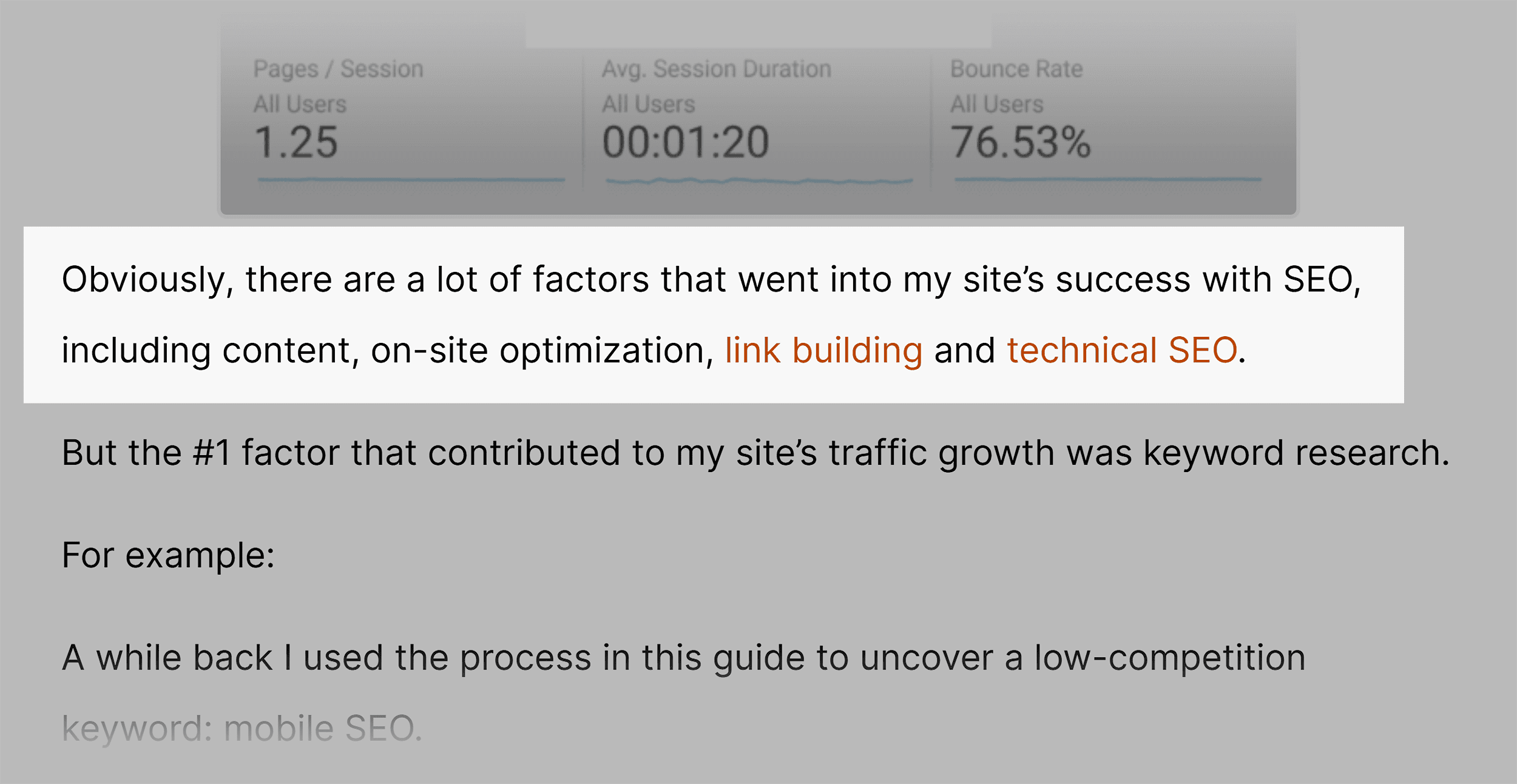 Keyword research – Internal links Keyword research – Internal links
