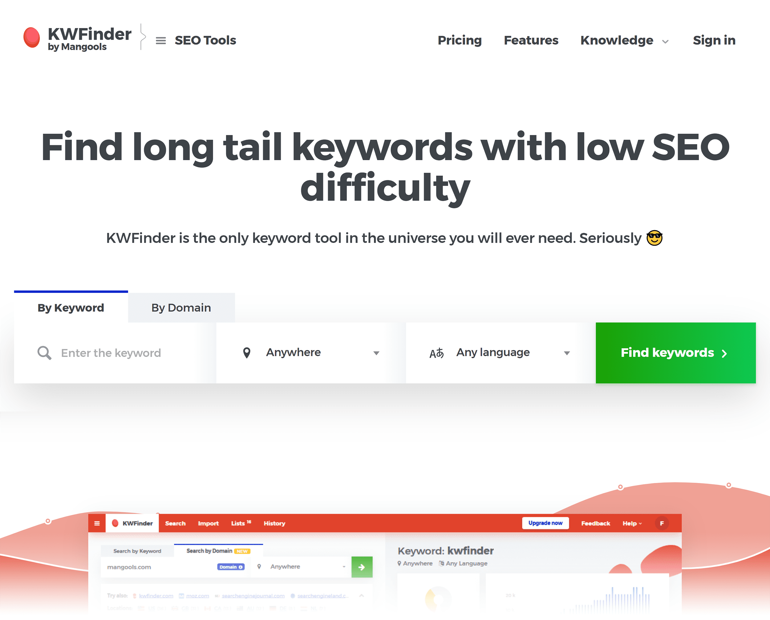 KWFinder – Homepage KWFinder – Homepage
