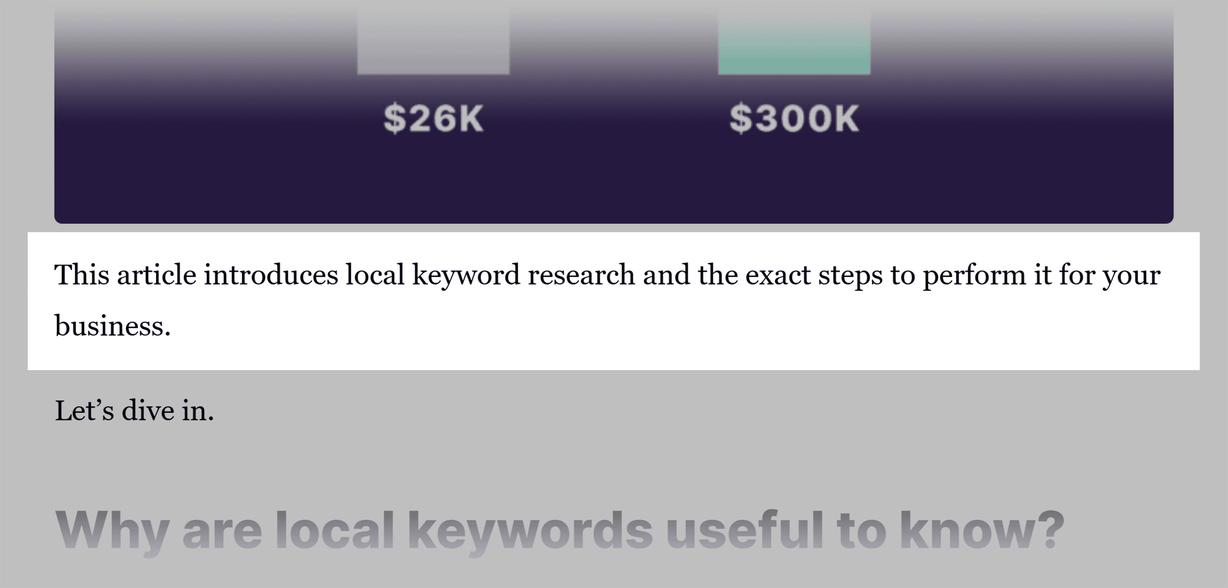 Local keyword research – Intro preview Local keyword research – Intro preview