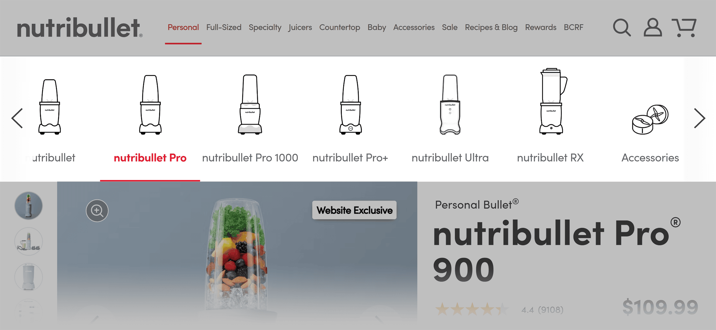 Nutribullet – Menu Nutribullet – Menu