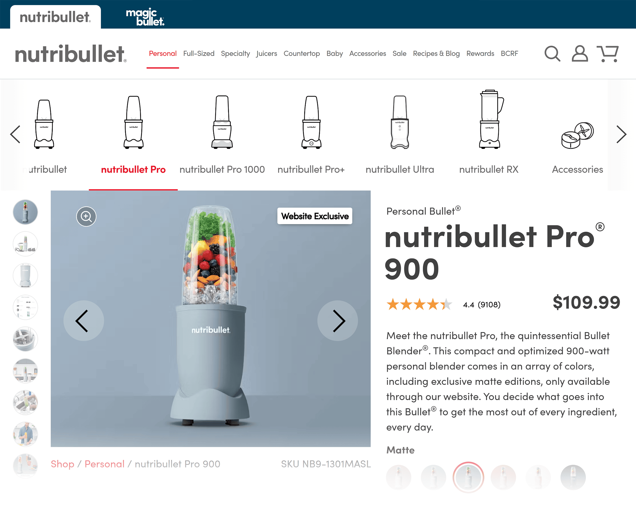 Nutribullet – Nutribullet Pro Nutribullet – Nutribullet Pro