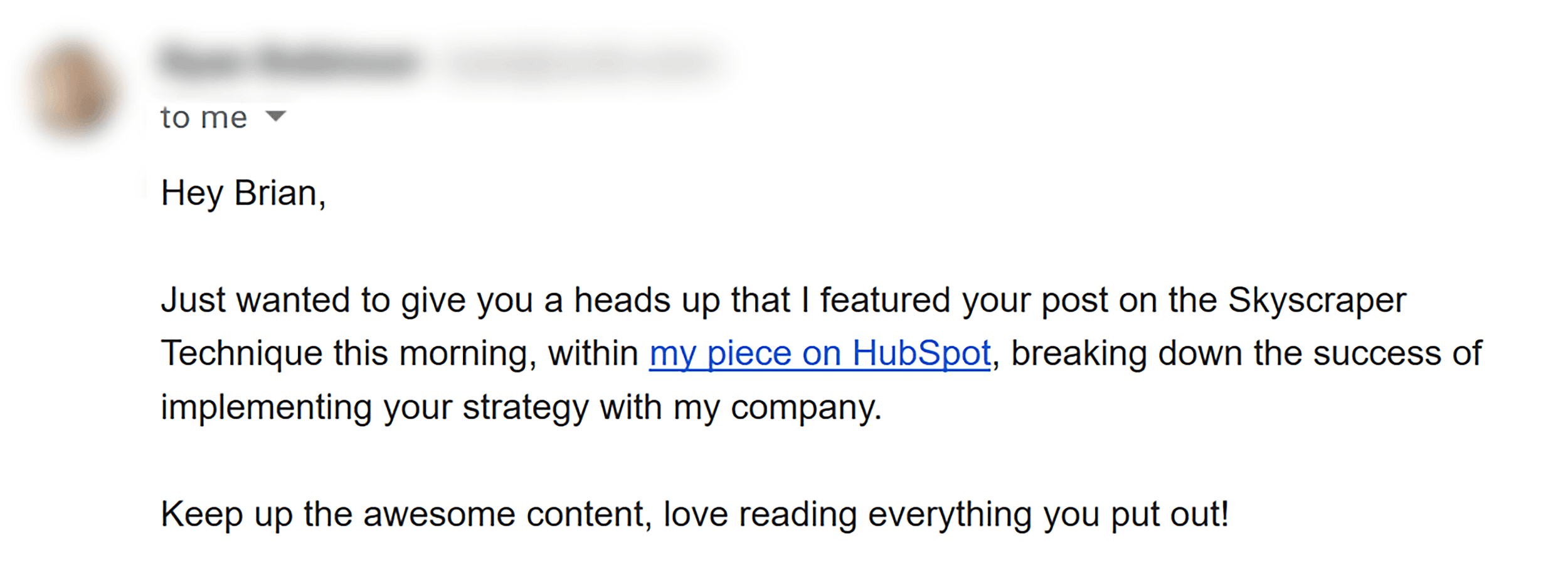 Personalized outreach email Personalized outreach email
