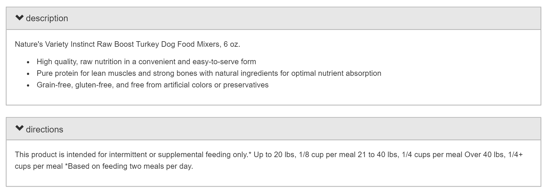 Product description Product description