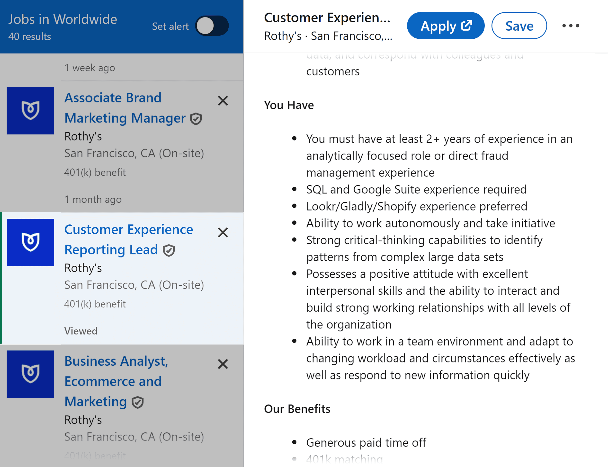 Rothy’s – Hiring for marketing roles Rothy's – Hiring for marketing roles