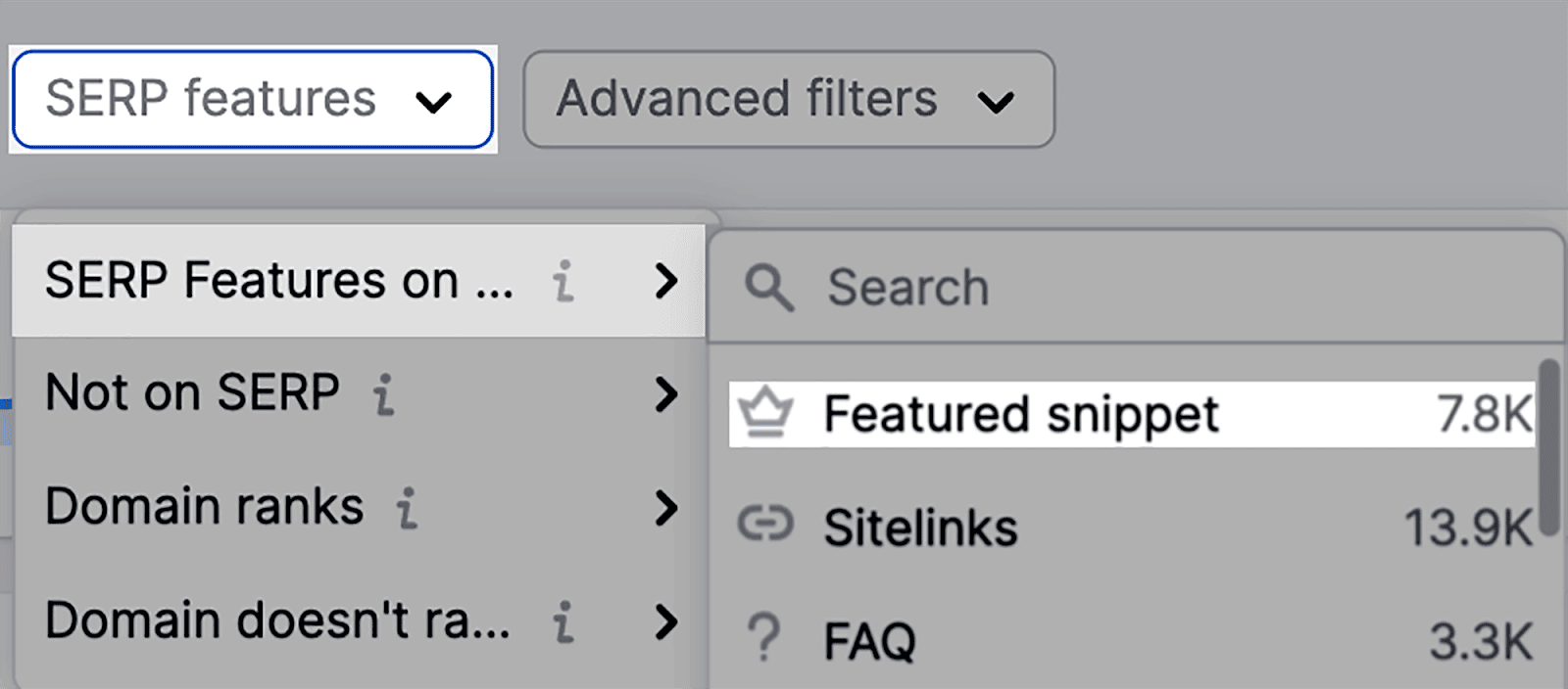 See Featured Snippets See Featured Snippets