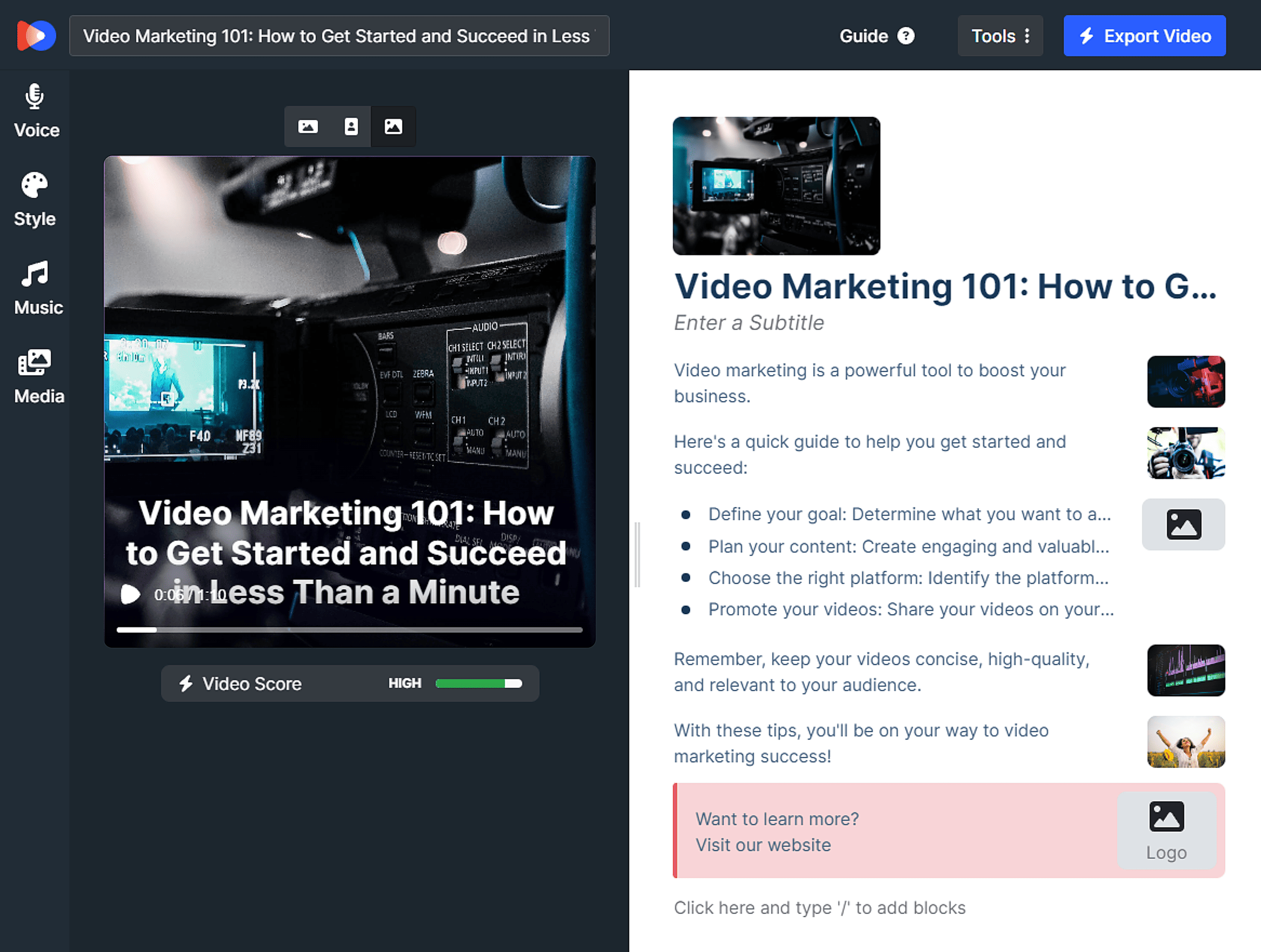 Semrush – Instant Video Creator Semrush – Instant Video Creator