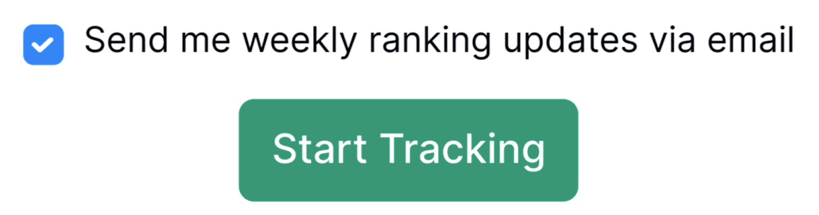 Send me weekly ranking updates via email Send me weekly ranking updates via email