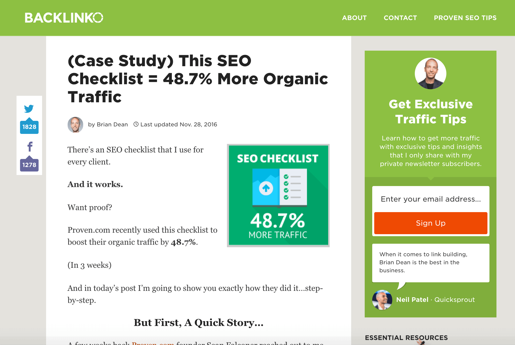 SEO Checklist – Old SEO Checklist – Old