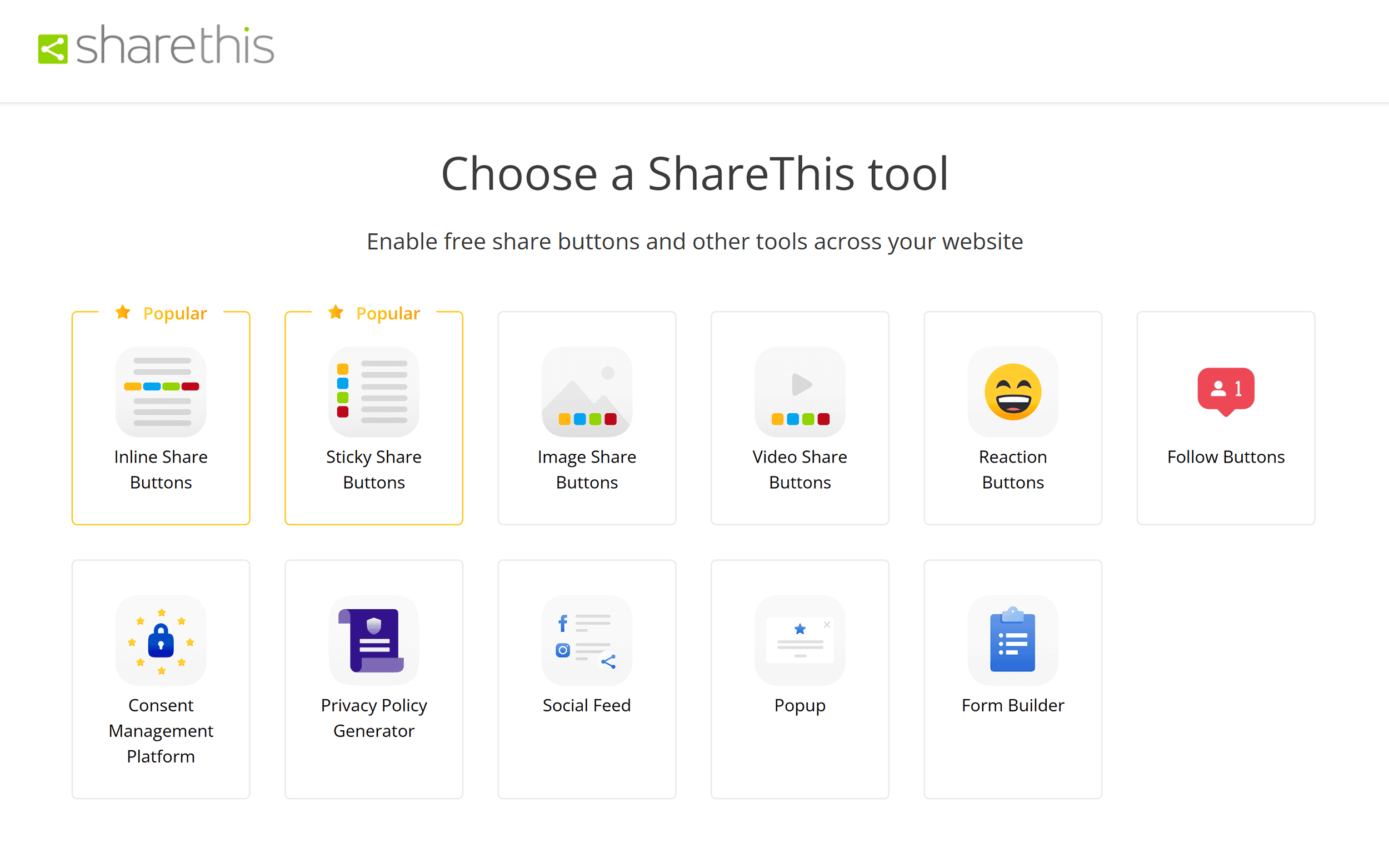 Sharethis – Social buttons Sharethis – Social buttons