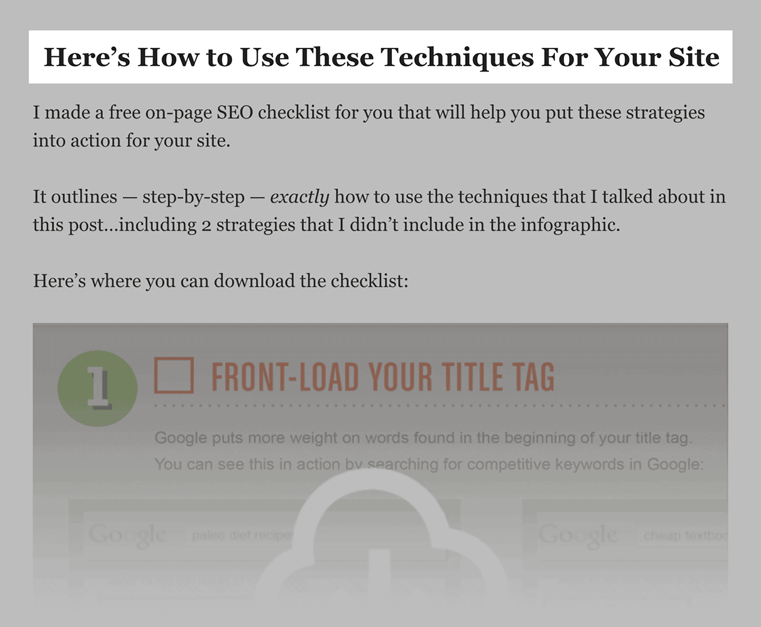 Targeted lead magnets Targeted lead magnets