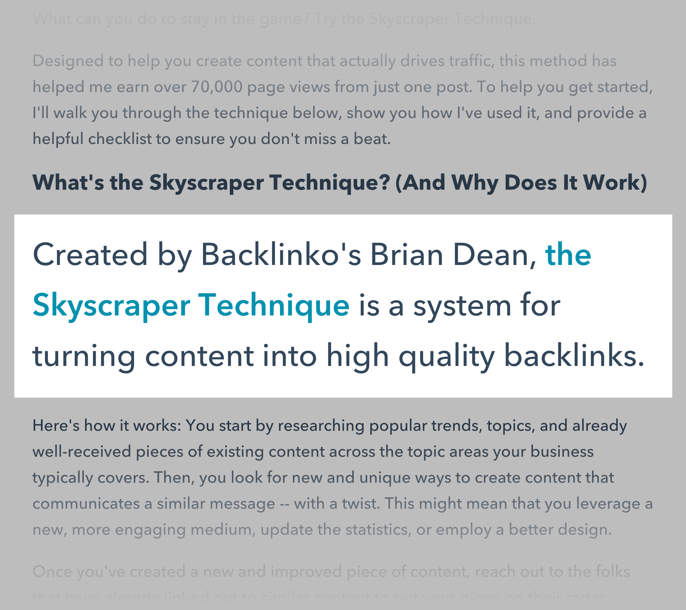 The Skyscraper – Technique Backlinks The Skyscraper – Technique Backlinks