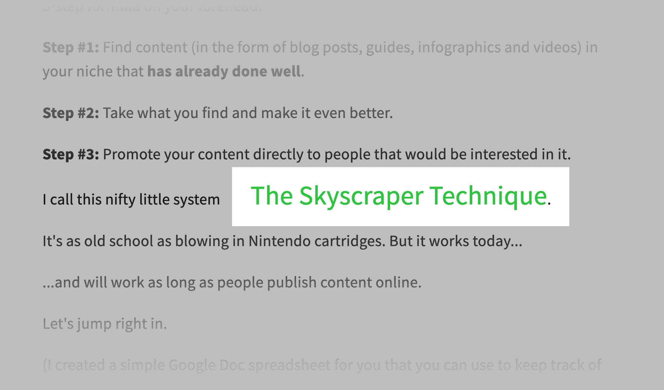 The Skyscraper Technique – Guest Post Mention The Skyscraper Technique – Guest Post Mention
