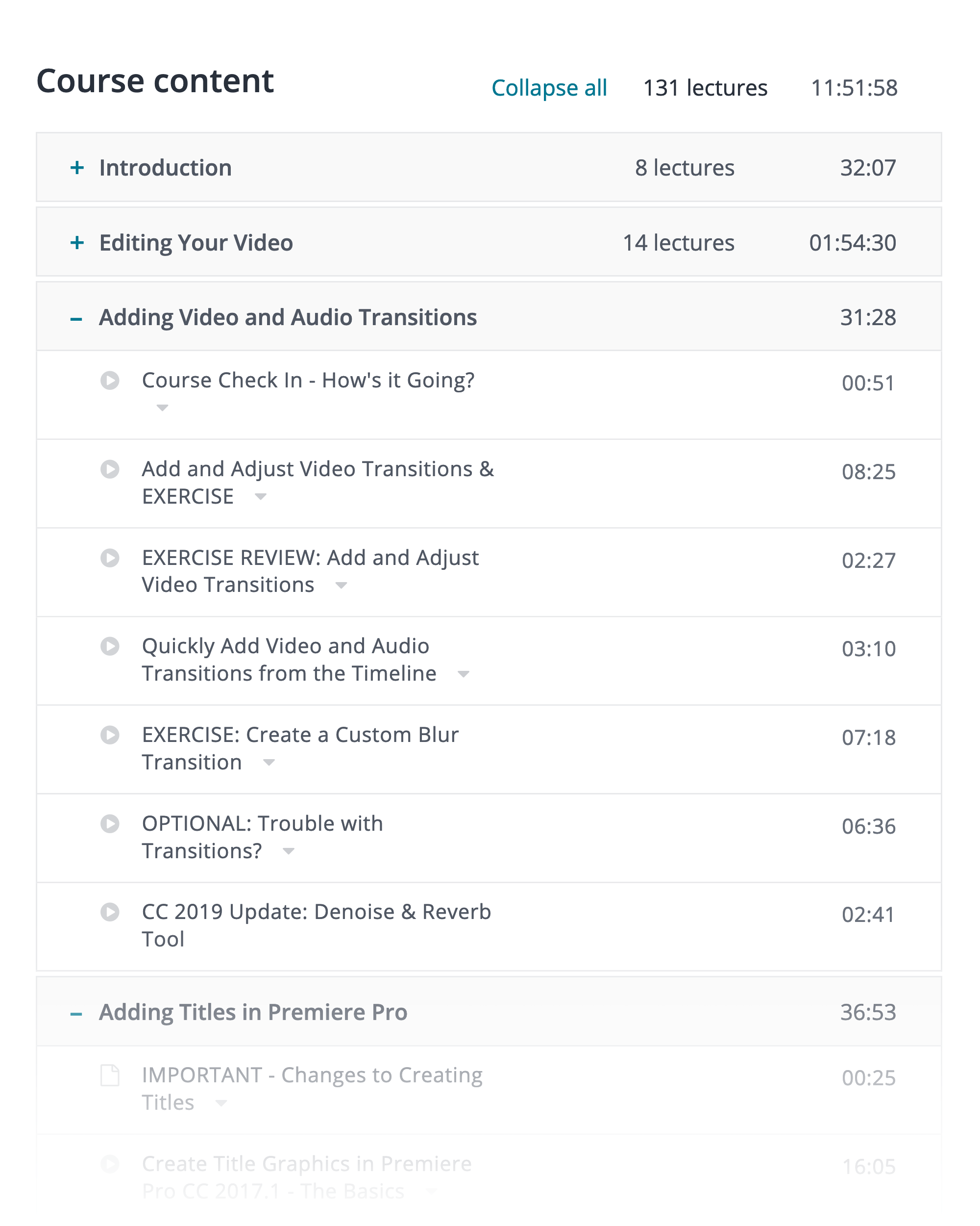 Udemy – Course Content Udemy – Course Content