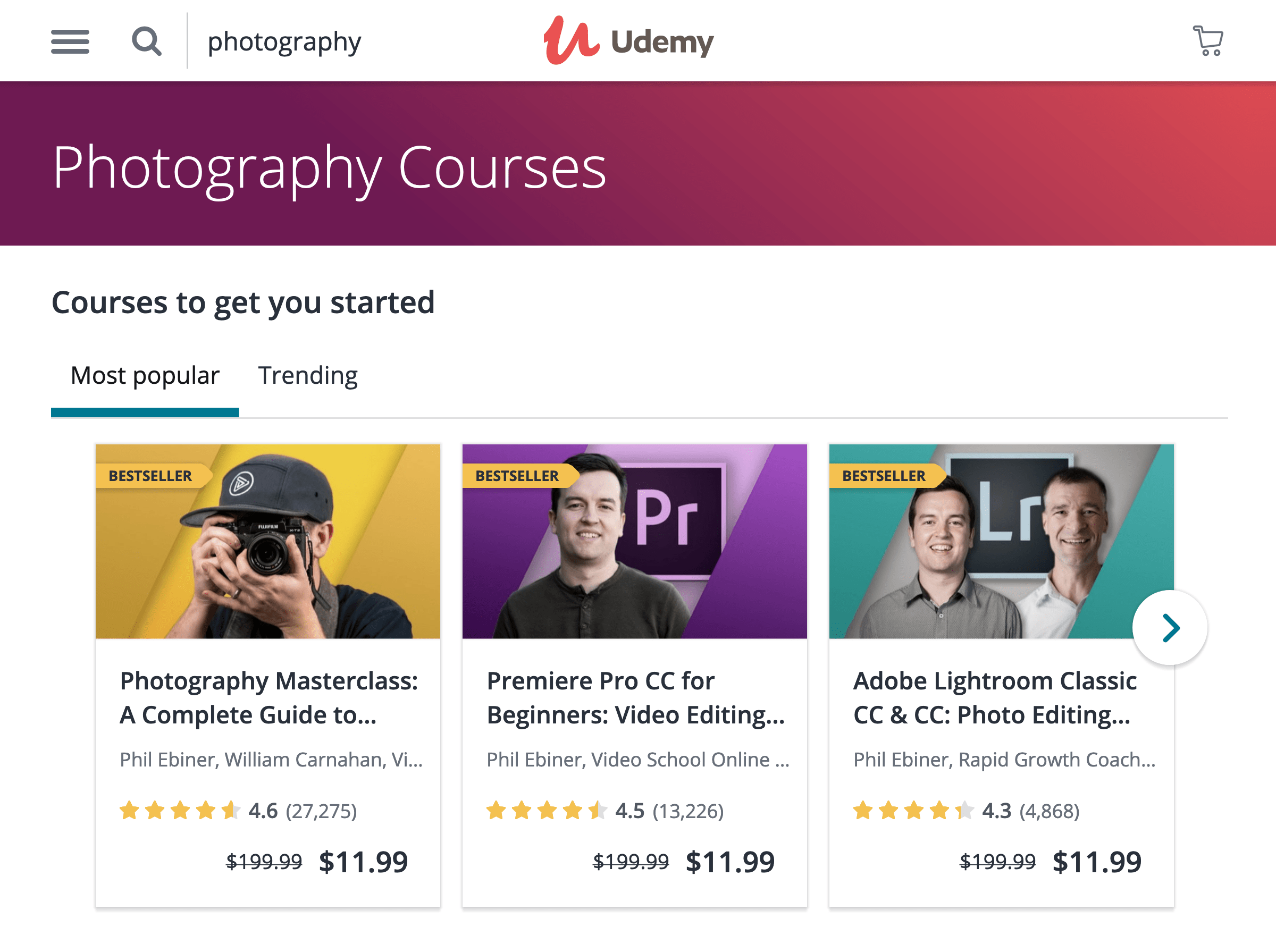 Udemy – Photography Category Udemy – Photography Category