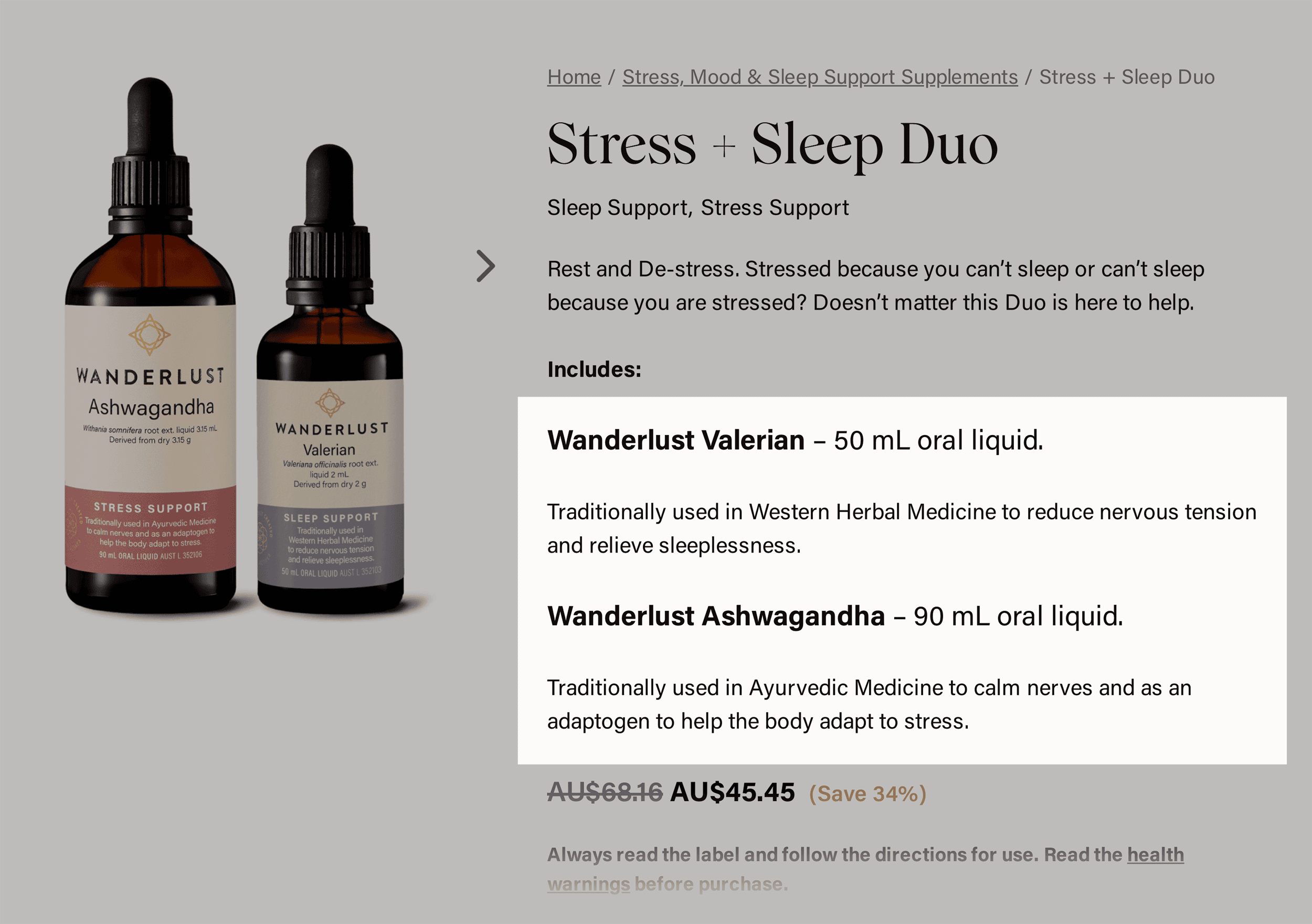 Wanderlust – Product description Wanderlust – Product description