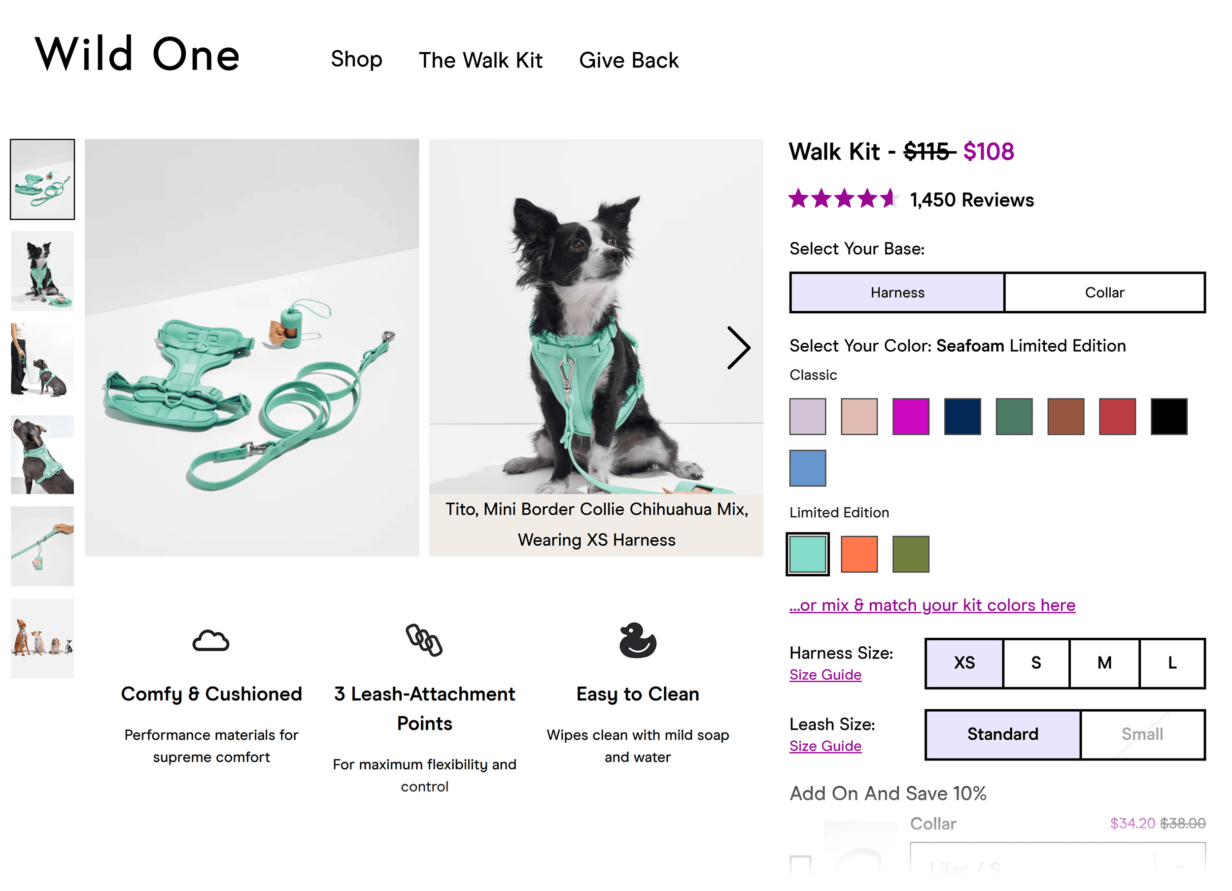 Wild One – Harness Walk Kit Wild One – Harness Walk Kit